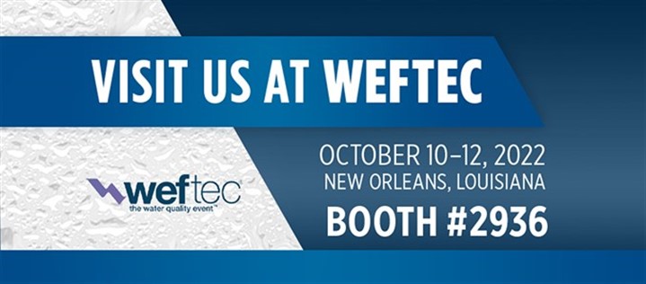 WEFTEC 2022 Banner